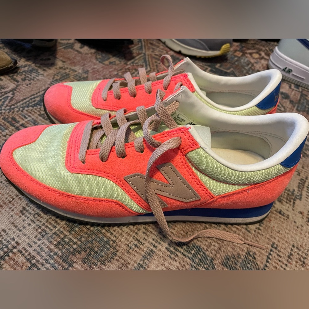 New Balance bright sneakers
